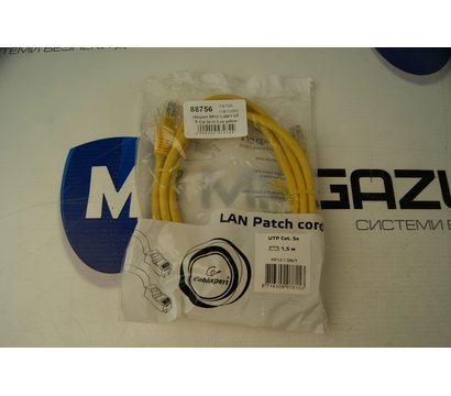 Зображення 2 Патч-корд кручена пара Cablexpert PP12-1.5M/Y UTP Cat.5e (1.5 м) yellow