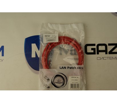 Зображення 2 Патч-корд кручена пара Cablexpert PP12-1.5M/R UTP Cat.5e (1.5 м) red