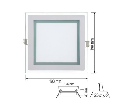 Изображение 2 LED светильник Horoz Electric Maria-15 6400K White металл  + стекло