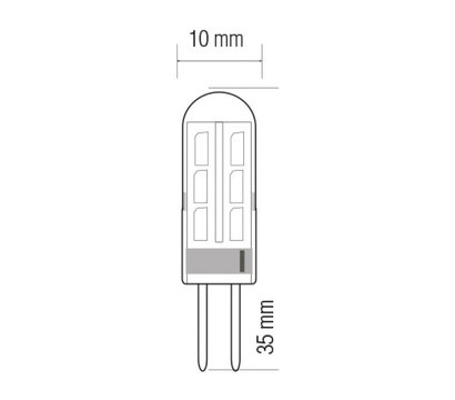 Зображення 2 LED лампочка Horoz Electric Midi 1,5W 6400K G4 110Lm на 110 лм/Вт