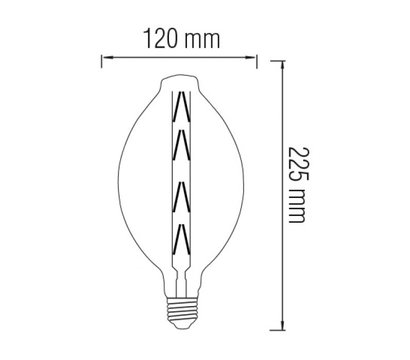 Изображение 2 LED лампа Horoz Electric Enigma 8W 2200K E27 620Lm Amber на