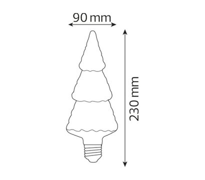 Изображение 2 LED лампа Horoz Electric Pine 2W Е27 187Lm Green на