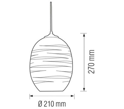 Зображення 2 LED світильник Horoz Electric Laser Oval Chrome на