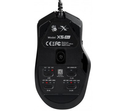 Зображення 5 Миша A4Tech Bloody X5 Max Black