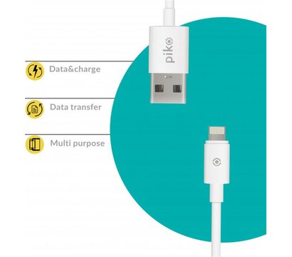 Изображение 2 Кабель Piko CB-UL12 USB-Lightning 2м White - 1283126493867