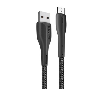 Изображение 2 Кабель ColorWay USB-MicroUSB, 1м, Black - CW-CBUM034-BK