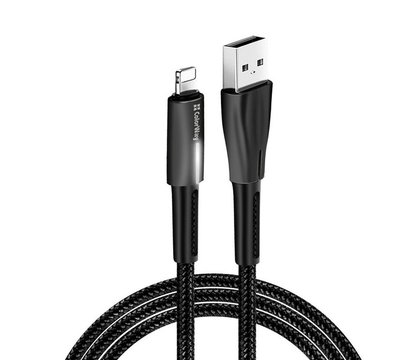 Изображение 3 Кабель ColorWay USB-Lightning, 1м, Black - CW-CBUL035-BK