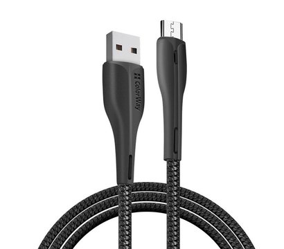 Изображение 4 Кабель ColorWay USB-MicroUSB, 1м, Black - CW-CBUM034-BK