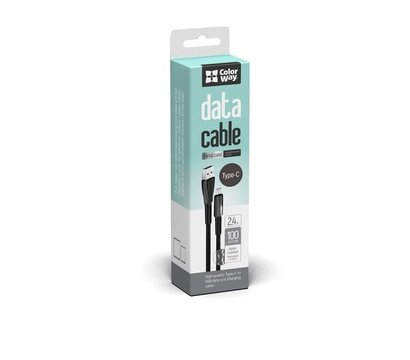 Изображение 5 Кабель ColorWay USB-USB Type-C, 1м, Black - CW-CBUC035-BK