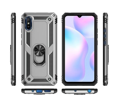 Зображення 2 Чохол BeCover Military для Xiaomi Redmi 9A Silver - 705577
