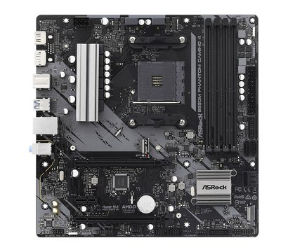 Зображення 3 Материнська плата ASRock B550M Phantom Gaming 4 (sAM4, AMD B550, PCI-Ex16)