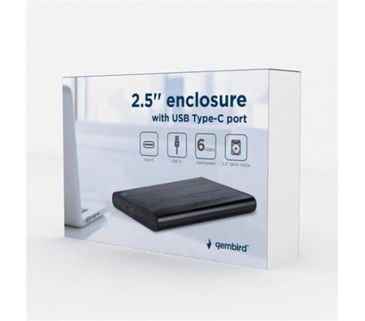 Зображення 6 Зовнішня кишеня Gembird EE2-U3S-6 Black
