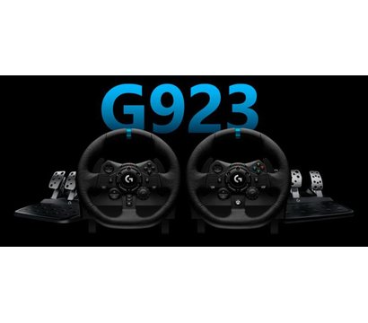 Зображення 9 Ігрове кермо Logitech G923 for PS4 and PC Black — 941-000149