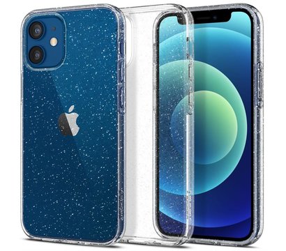 Зображення 2 Чохол Spigen для iPhone 12 mini Liquid Crystal Glitter, Crystal Quartz - ACS01741