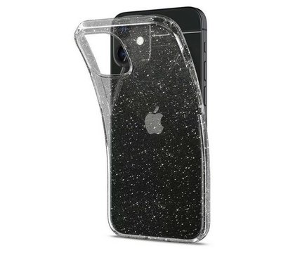 Зображення 5 Чохол Spigen для iPhone 12 mini Liquid Crystal Glitter, Crystal Quartz - ACS01741