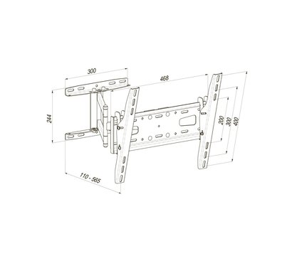 Зображення 3 TV кріплення нахил , поворот KSL WMO-6245T