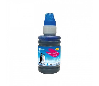 Зображення 2 Чорнило для принтера G&G для Epson L100/L200 Cyan - G&G-C13T66424A
