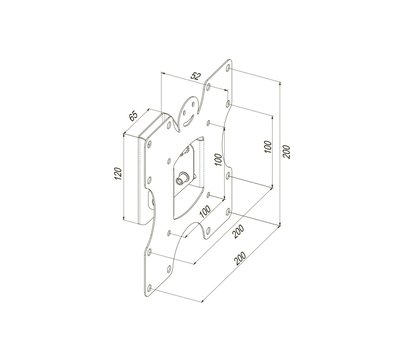Зображення 3 Кріплення телевізора на стіну KSL WMB-4021N