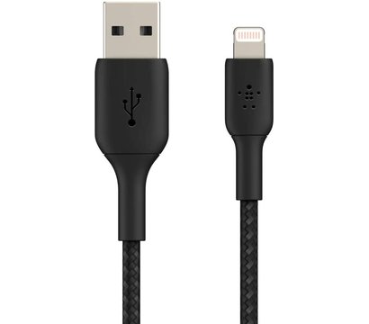 Зображення 2 Кабель Belkin USB-A - Lightning, 1.0 м, Black — CAA002BT1MBK