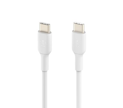 Зображення 2 Кабель Belkin USB-С - USB-С, PVC, 1 м, White — CAB003BT1MWH