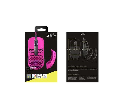 Изображение 3 Мышь Xtrfy M42 RGB Pink