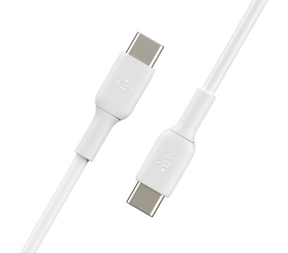 Зображення 4 Кабель Belkin USB-С - USB-С, PVC, 1 м, White — CAB003BT1MWH