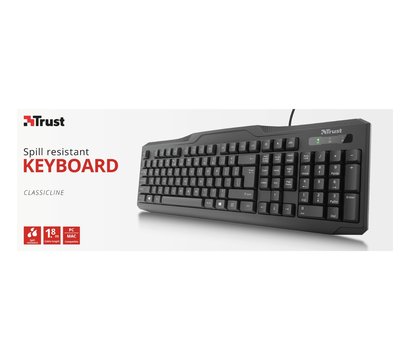 Изображение 8 Клавиатура Trust ClassicLine USB Black — 20626