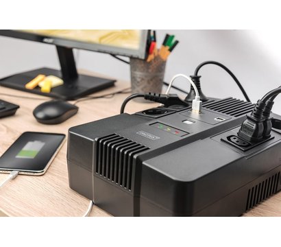 Зображення 3 ДБЖ Digitus All-in-One 800VA/480W (DN-170111) 800 ВА