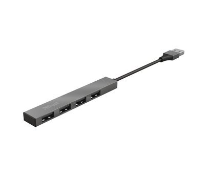 Изображение 3 USB хаб Trust Halyx Aluminium 4-Port Mini USB Hub — 23786