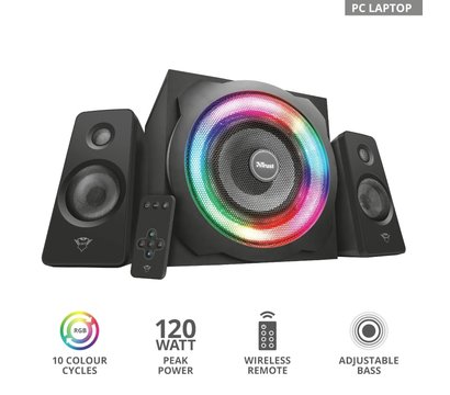 Изображение 6 Акустическая система 2.1 Trust 2.1 GXT 629 Tytan RGB Black — 22944