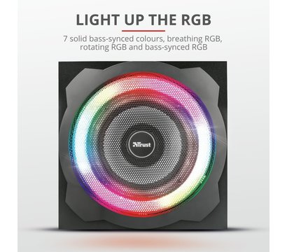 Изображение 7 Акустическая система 2.1 Trust 2.1 GXT 629 Tytan RGB Black — 22944