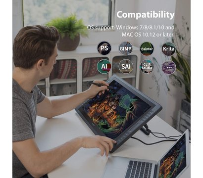 Зображення 8 Графічний планшет Huion Kamvas Pro 20
