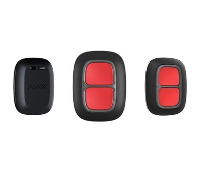 Зображення 5 Кнопка тривоги Ajax DoubleButton Black, Колір: чорний