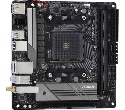 Изображение 3 Материнская плата AsRock A520M-ITX/ac (sAM4, AMD A520, PCI-Ex16)