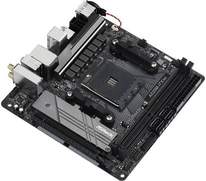 Изображение 4 Материнская плата AsRock A520M-ITX/ac (sAM4, AMD A520, PCI-Ex16)