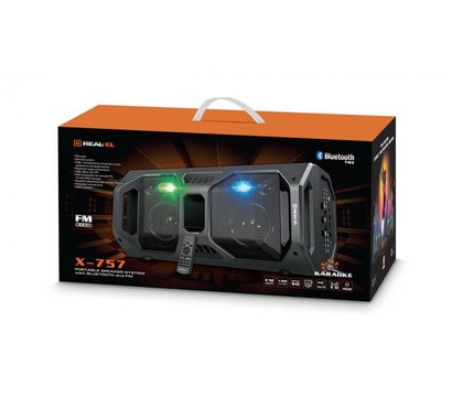 Зображення 10 Акустична система 1.0 REAL-EL X-757 Black