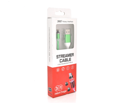 Изображение 2 Кабель Ninja USB 2.0/Lighting, 1m, Green - 12517