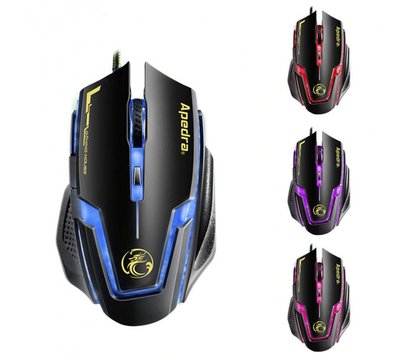 Зображення 4 Миша Apedra A9 Black