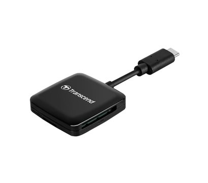 Зображення 3 Картрідер Transcend USB 3.2 Gen 1 Type-C SD/microSD Black - TS-RDC3