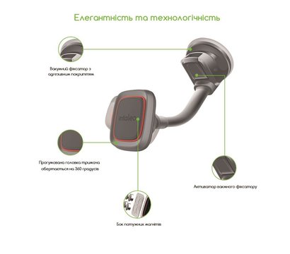 Зображення 4 Тримач Intaleo CM02GP Black