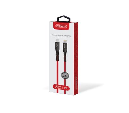 Зображення 4 Кабель Intaleo CBRNYTL1 USB Type-C-Lightning 1.2м Red - 1283126504129
