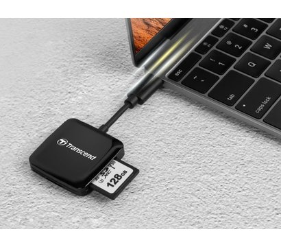 Зображення 5 Картрідер Transcend USB 3.2 Gen 1 Type-C SD/microSD Black - TS-RDC3