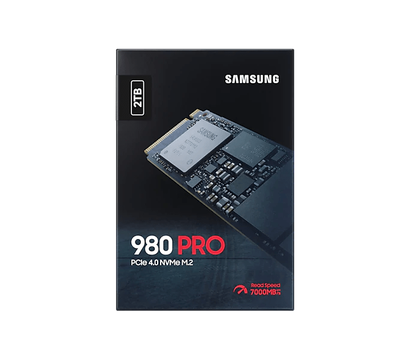 Изображение 5 Накопитель SSD Samsung 980 Pro series 2TB 2.5 M.2 PCIe 4.0 4x 2280 MLC — MZ-V8P2T0BW, Емкость накопителя: 2 ТБ