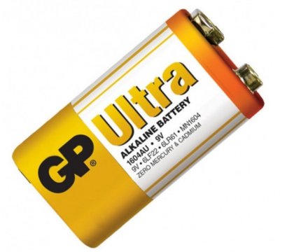 Зображення 2 Батарейка GP Batteries Ultra 1604AU-S1, Крона, 1 шт.