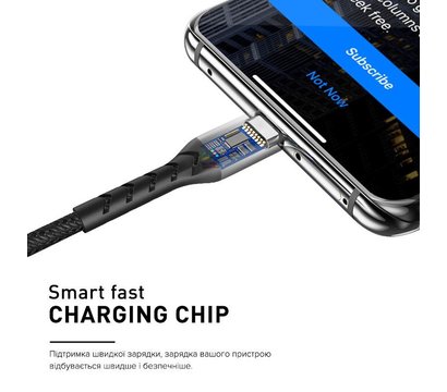 Зображення 2 Кабель Luxe Cube Kevlar USB-microUSB, 1.2м, Rainbow - 88886668686259