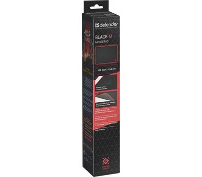 Зображення 4 Килимок для мишки Defender Black M — 50650