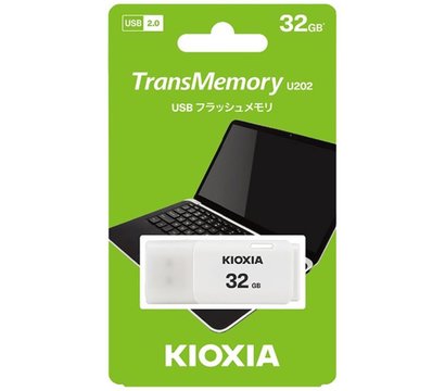 Зображення 2 USB флешка Kioxia U202 White 32GB USB2.0 — LU202W032GG4