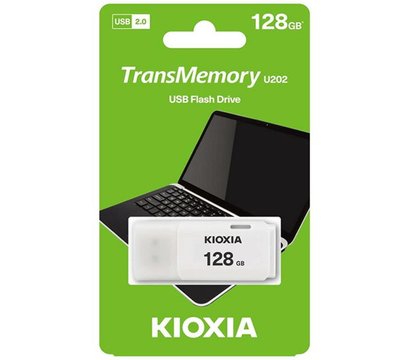 Зображення 2 Накопичувач USB Kioxia U202 White 128GB USB2.0 — LU202W128GG4