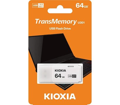 Зображення 3 Накопичувач USB Kioxia U301 White 64GB USB3.2 — LU301W064GG4