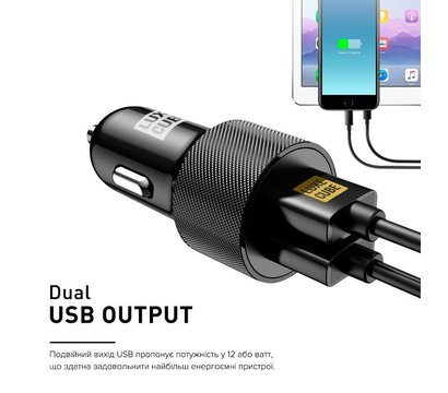 Изображение 2 Зарядное устройство Luxe Cube 2USB 17W Black — 8886668698498